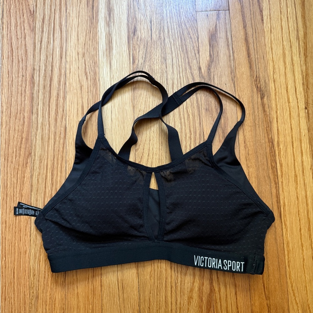 Victoria’s Secret Black Mesh Sports Bra